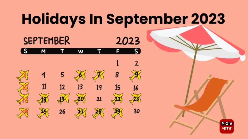 Holidays in September 2023 Calendar By POVBharat