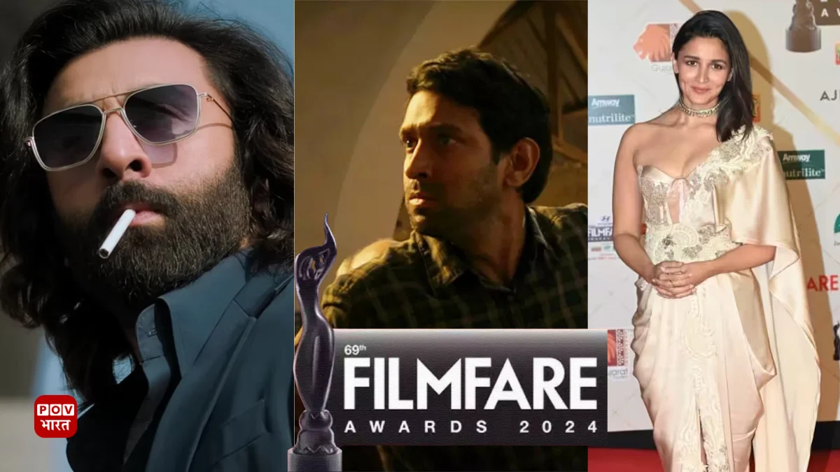 Filmfare Awards 2025 12th Fail,Alia Bhatt & Ranbir Kapoor Dominate